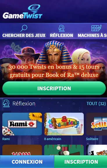 version mobile GAMETWIST CASINO