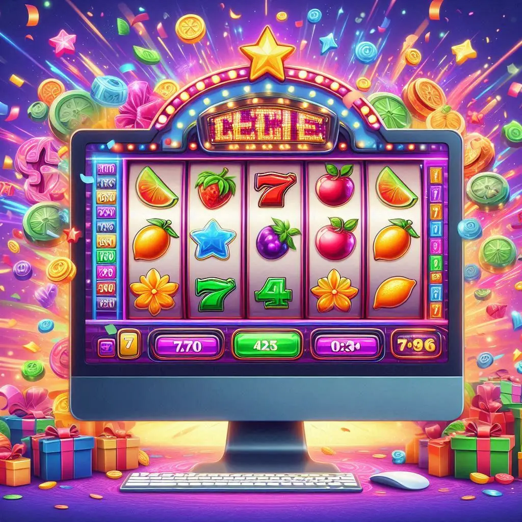 slots sur l'écran du moniteur GAMETWIST CASINO